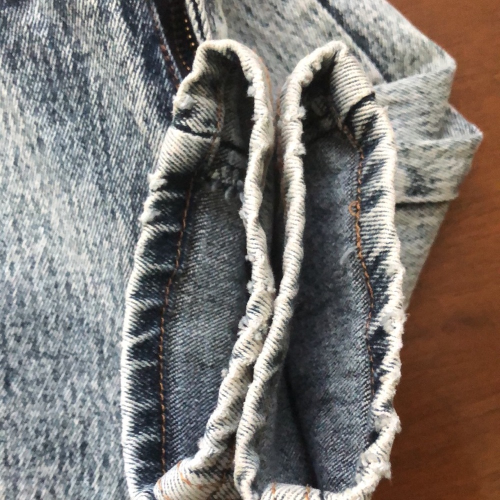 VINTAGE CORNICHE DESIGNER ACID RED TAG WOMENS JEANS MADE IN HONG FRONT PKT GOL… - Picture 13 of 15